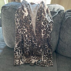 Animal print sweater by Sanctuary